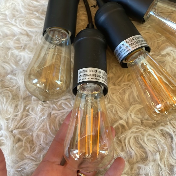 EUC 5x15” string lights with Edison bulbs! - Picture 2 of 5